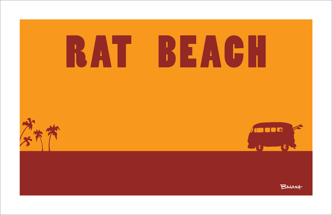 PALOS VERDES ~ RAT BEACH ~ CATCH A SURF ~ 12x18