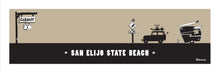 Load image into Gallery viewer, SAN ELIJO STATE BEACH ~ SURF LAND CRUISER II ~ SIGN POST ~ 8x24