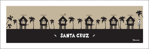 SANTA CRUZ ~ SURF HUTS ~ 8x24