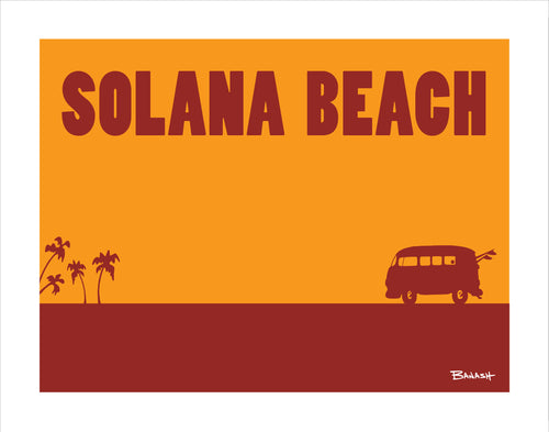 SOLANA BEACH ~ CATCH A SURF ~ 16x20
