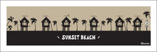 Load image into Gallery viewer, SUNSET BEACH ~ SURF HUTS ~ 8x24