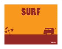 Load image into Gallery viewer, SURF ~ CATCH A SURF ~ SURF BUS ~ 16x20