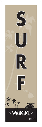 WAIKIKI ~ SURF ~ 8x24