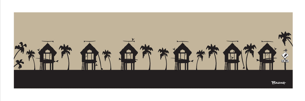 SURF HUTS ~ 8x24