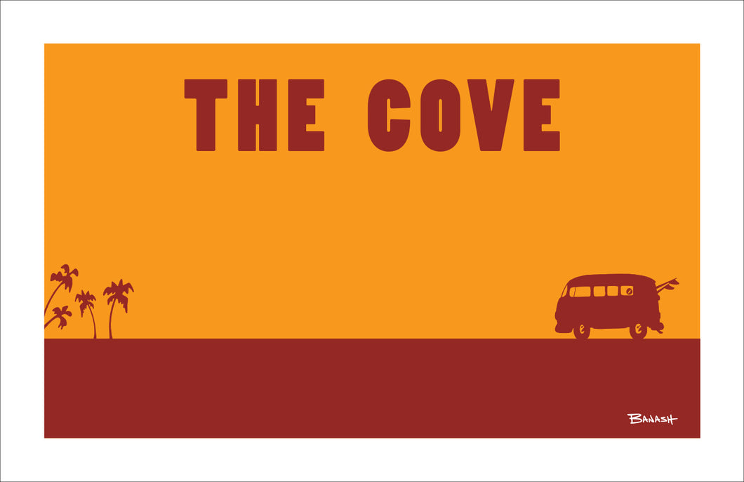 PALOS VERDES ~ THE COVE ~ CATCH A SURF ~ 12x18