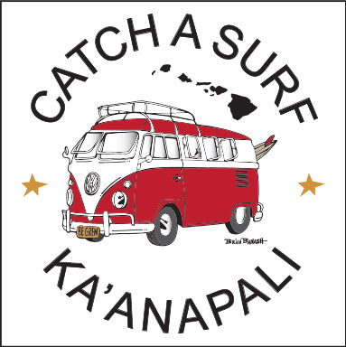 KAANAPALI ~ CATCH A SURF ~ SURF BUS ~ 12x12