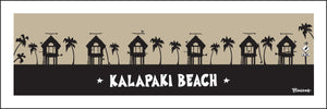 KALAPAKI BEACH ~ SURF HUTS ~ 8x24