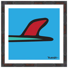 Load image into Gallery viewer, CATCH A TAIL ~ RED FIN ~ SEAFOAM ~ 12x12