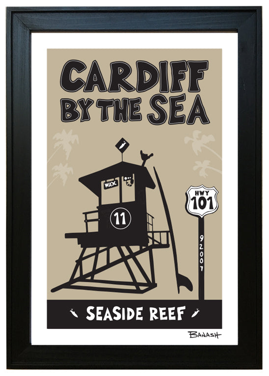 CARDIFF BY THE SEA ~ SEASIDE REEF ~ TOWER 11 ~ 12x18