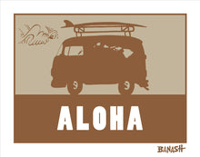 Load image into Gallery viewer, ALOHA ~ SURF BUS ~ CATCH SAND ~ 16x20