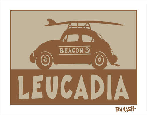 LEUCADIA ~ CATCH SAND ~ SURF BUG ~ BEACON ~ 16x20