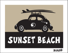 Load image into Gallery viewer, SUNSET BEACH ~ SURF BUG ~ 16x20