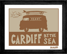 Load image into Gallery viewer, CARDIFF BY THE SEA ~ SURF BUS ~ 92007 ~ CATCH SAND ~ 16x20