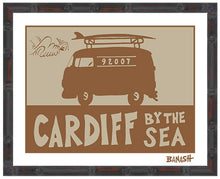 Load image into Gallery viewer, CARDIFF BY THE SEA ~ SURF BUS ~ 92007 ~ CATCH SAND ~ 16x20