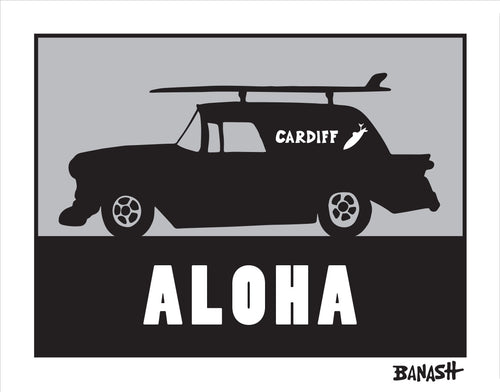 ALOHA ~ SURF NOMAD ~ CARDIFF BY THE SEA ~ 16x20