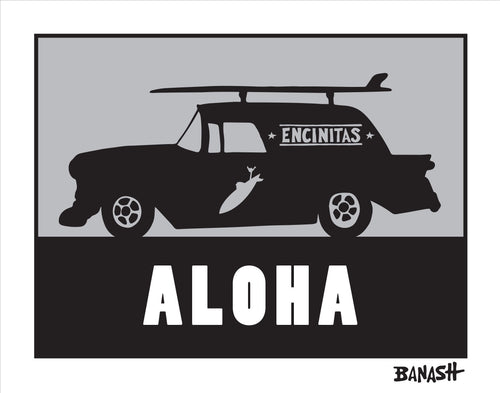 ENCINITAS ~ ALOHA ~ SURF NOMAD ~ 16x20