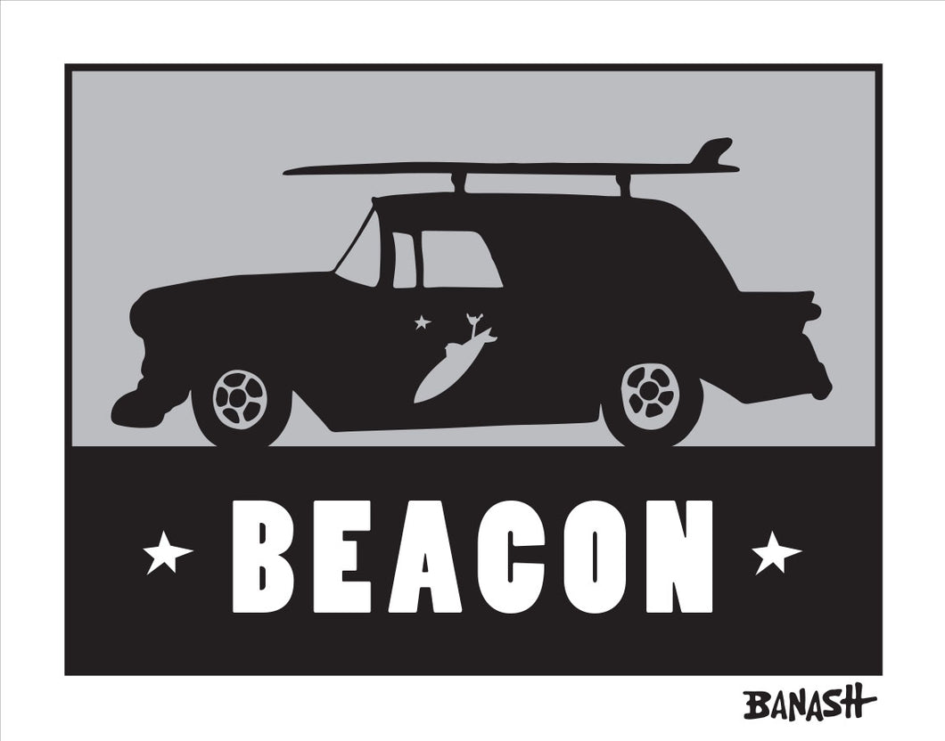 BEACON ~ CATCH SAND ~ SURF NOMAD ~ LEUCADIA ~ 16x20
