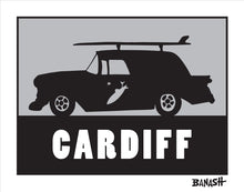 Load image into Gallery viewer, CARDIFF BY THE SEA ~ SURF NOMAD ~ SURF LOGO ~ 16x20