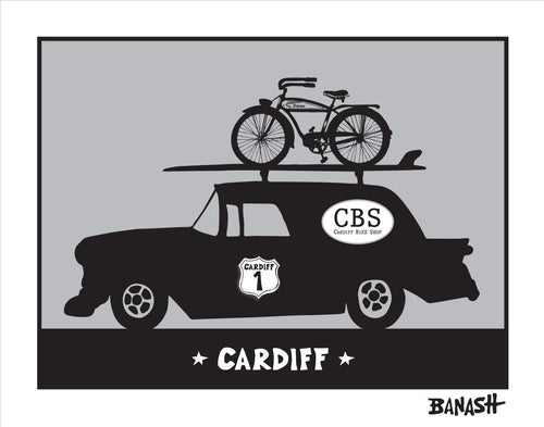 CARDIFF BY THE SEA ~ SURF NOMAD ~ CBS ~ 16x20