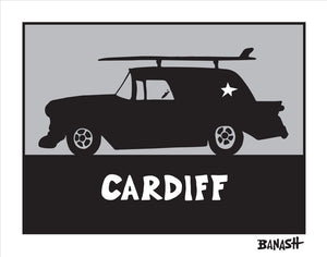 CARDIFF BY THE SEA ~ SURF NOMAD ~ STAR ~ 16x20