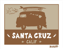 Load image into Gallery viewer, SANTA CRUZ ~ CATCH SAND ~ SURF BUS ~ 16x20