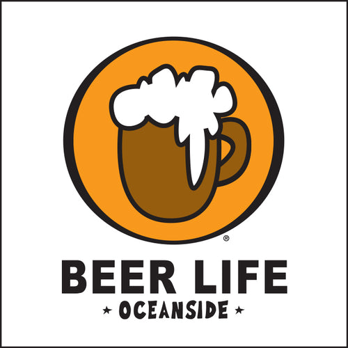 OCEANSIDE ~ BEER LIFE ~ CLASSIC COL' BEER LOGO MUG ~ 12x12