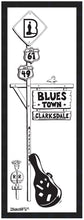 Load image into Gallery viewer, CLARKSDALE ~ BLUES TOWN ~ 8x24