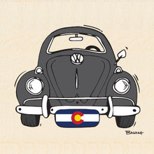 Load image into Gallery viewer, COLORADO ~ VW BUG GRILL ~ CO PLATE ~ 6x6
