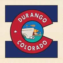 Load image into Gallery viewer, DURANGO ~ TAILGATE KAYAK GREM ~ CO FLAG ~ 6x6