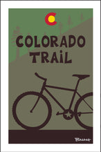 Load image into Gallery viewer, COLORADO TRAIL ~ MOUNTAIN BIKE ~ SLOPE ~ 12x18