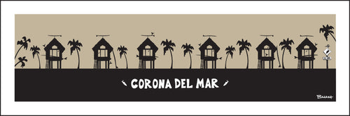 CORONA DEL MAR ~ SURF HUTS ~ 8x24