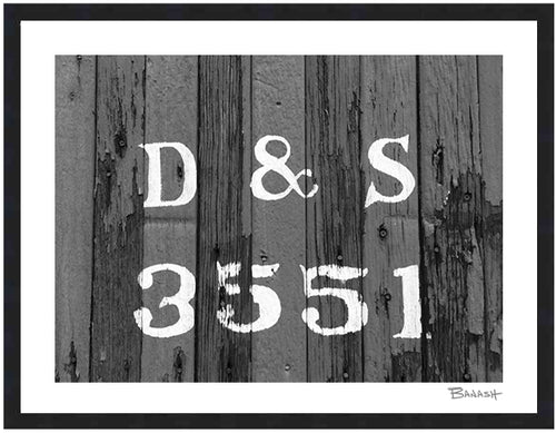 D&SNG RR ~ TRAIN YARD ~ D&S 3551 BOXCAR ~ 16x20