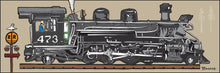 Load image into Gallery viewer, D&amp;SNG RR ~ LOCOMOTIVE 473 ~ 8x24
