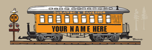 CUSTOM COACH ~ YOUR NAME HERE ~ D&SNG RR ~ 8x24