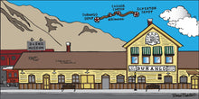 Load image into Gallery viewer, D&amp;SNG RR ~ DURANGO DEPOT ~ COACH ~ 12x24