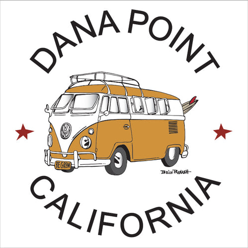 DANA POINT ~ CALIF STYLE VW BUS ~ 12x12