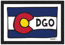 Load image into Gallery viewer, DURANGO ~ DGO ~ COLORADO FLAG ~ LOOSE ~ 12x18