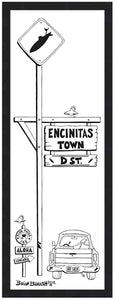 D ST ~ ENCINITAS TOWN ~ 8x24