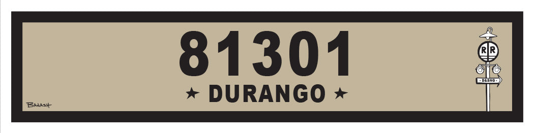 DURANGO ~ 81301 ~ OLD WEST ~ D&SNG RR ~ 6x24