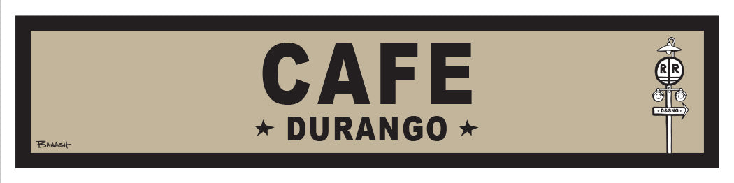 DURANGO ~ CAFE ~ OLD WEST ~ D&SNG RR ~ 6x24