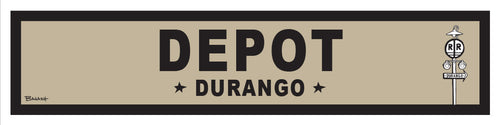 DURANGO ~ DEPOT ~ OLD WEST ~ D&SNG RR ~ 6x24