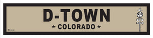 COLORADO ~ D TOWN ~ OLD WEST ~ D&SNG RR ~ 6x24