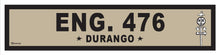 Load image into Gallery viewer, DURANGO ~ ENG 476 ~ OLD WEST ~ D&amp;SNG RR ~ 6x24