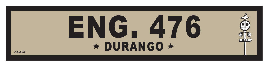 DURANGO ~ ENG 476 ~ OLD WEST ~ D&SNG RR ~ 6x24