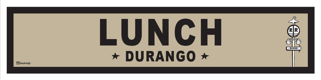 DURANGO ~ LUNCH ~ OLD WEST ~ D&SNG RR ~ 6x24