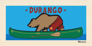 DURANGO ~ OLD TOWN CANOE ~ RIVER BEAR ~ CO LOGO TRUNKS ~ 6x12