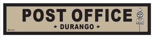 DURANGO ~ POST OFFICE ~ OLD WEST ~ D&SNG RR ~ 6x24