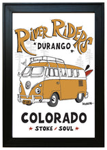 Load image into Gallery viewer, DURANGO ~ RIVER RIDERS ~ 12x18