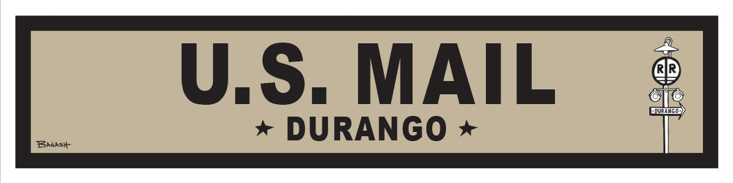 DURANGO ~ US MAIL ~ OLD WEST ~ D&SNG RR ~ 6x24