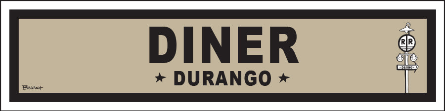 DURANGO ~ DINER ~ OLD WEST ~ D&SNG RR ~ 6x24